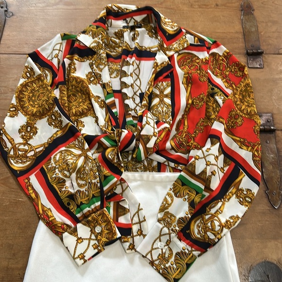 Woman’s WOW Cotoure Stylish Tie-Front Dress Size Small - Picture 4 of 8